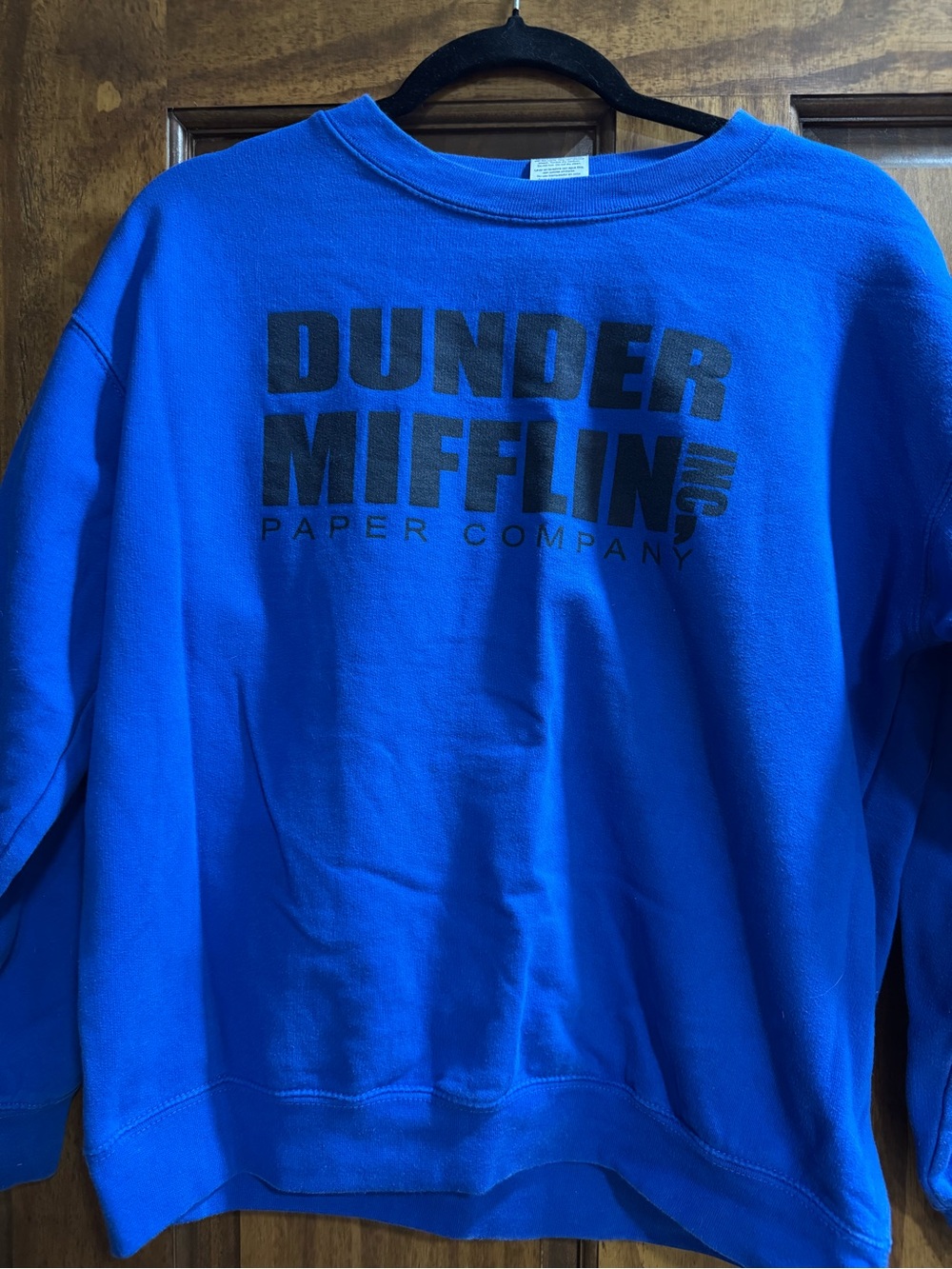 Dunder Mifflin Blue Logo Sweatshirt
